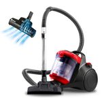 Akitas C10T Turbo Spinning Brush 850W Bagless Vacuum Cleaner Cylinder With German Wessel Werk Large 28cm Width Head Cat And Dog Pet Hair