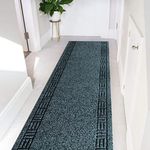 eXtreme Carpet Runner for Hallways, Kitchen, & Living Room | Sturdy, Washable, & Lightweight Custom Length Rug Runner | Non-Slip Rubber Backed 66cm Wide x 610cm Long Runner – Primavera Anthracite