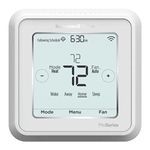 Honeywell TH6320WF2003/U Lyric T6 Thermostat, 3 Heat / 2 Cool Heat Pump Or 2 Heat / 2 Cool Conventional