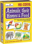 Creative's Animals, Their Homes & Food | Learn About Animals | Animals Card Game |Educational Games for Kids 3 & Up|Preschool| Learning Games for Preschool Kids| Ages-3 & UP