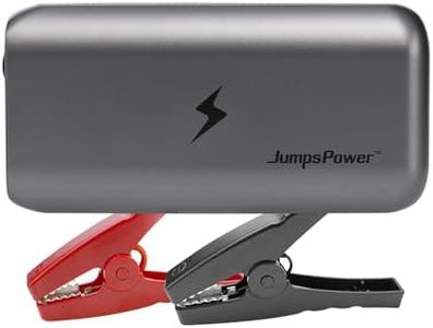 JumpsPower 12V 2000A 10000mAh Jump Starter GTS, Lithium-ion Car Battery Pack with 96W DC Output, Portable Power Bank with 1 * USB-C in & Out Port, for Engines up to 8.0L Petrol and 7.0L Diesel…