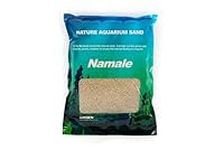 LANDEN Namale Aquarium Sand 11 lbs(5kg), Super Natural for Aquarium Landscaping, Cosmetic Sand for Plant Tank, Fine Grain Natural Color River Sand for Freshwater or Blackwater Biotope Tank