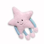 BESTIES Fibre Filled Stuffed Star Soft Toy Pillow with Arm & Leg for Baby of Plush Hugging Pillow Soft Toy for Kids Boy Girl Birthday Gift (Pink)