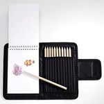 Darice Coloured Pencil and Pad, Case Combo Set