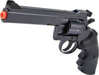 Evike Airsoft - Tokyo Marui Licensed Colt Python PPC Custom Spring Powered Airsoft Revolver (Model: 6 inch/Black)