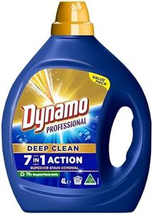Dynamo Professional Deep Clean 7 in 1 Laundry Detergent, 4L, 80 Washloads, Professional Washing Liquid with 7 Actions in 1 for Superior Stain Removal, Advanced Enzyme Formula