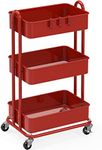 SimpleHouseware 3 Tier Trolley, Met