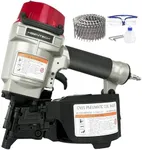 KEENTECH Pneumatic Siding Nail Gun for 1" to 2-1/4" 15-Degree Nails, Coil Siding Nailer with Bump Firing for Fast Nailing Speed, Coil Nail Gun for Pallets, Siding, Crating, Fencing, Decking, CN55