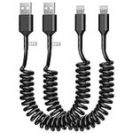 Coiled Lightning Cable for iPhone, 