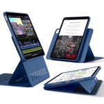 ESR for iPad Air 13 Inch Case (2024), iPad Air 13 Rotating Case with Removable Magnetic Cover, Adjustable Portrait/Landscape Stand with Raised Screen View, 9 Standing Angles, Shift Series, Navy Blue