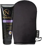 Norvell Sunless Self Tanning Bundle: Self Tan Extender Lotion, 8,5 fl. oz. + Streak Free Tan Applicator Mitt - Premium After Tanning Lotion Moisturizer and Washable Self Tan Mitt for Flawless Results