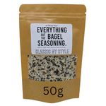 Everything But The Bagel Seasoning Mix, 50g, Made in the UK, Season Meats, Eggs and More, Mixed Spices, Classic New York Deli Style