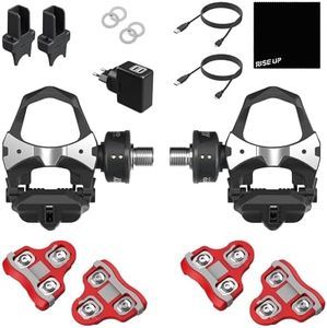 Favero Assioma Duo, Dual-Sensing Side Pedal Based Cycling Power Meter with Extra Cleats, Bluetooth & ANT+ Connectivity for Bike Computers, Cycling GPS Units, & Smartphones