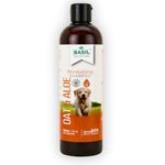 BASIL Royal Yet Noble Oat & Aloe Moisturizing Shampoo|Dog Shampoo For Sensitive Skin|Cleanse, Detangle & Moisturize For Smooth & Itch-Free Hair With Aloe Vera|Paraben-Free|500 Milliliter