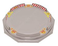 TOYMECA Decagon Battling Tops Stadium Large Size 65cm for Bey Burst Big Arena for 4~6 Kids