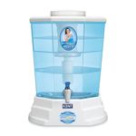 KENT Gold Plus Gravity Water Purifier | UF Technology Based | Non-Electric & Chemical Free | Counter Top | 20L Storage | White