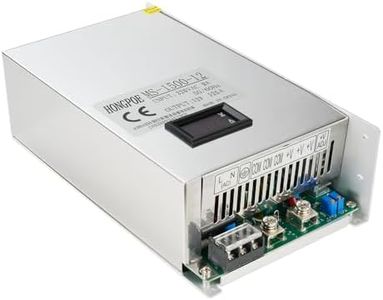 1500W 0-12V DC Switching Power Supply, Industrial Transformer PSU AC to DC 0-200V Adapter Converter for LED Light Strip CCTV Camera Radio Audio Amplifier CNC 3D Printer(1500W12V125A)