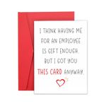 Boss Gifts for Women Men Boss Day Gifts for Him Work Anniversary Cards Best Boss Cards for Women Office Funny Boss Lady Gifts for Women Birthday Boss Birthday Thank You Boss Leader Christmas Valentine