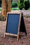 Heavy Duty large 1000mm x 560mm Waterproof Menu Chalkboard A Board Frame Pavement Sandwich sign DOUBLE SIDED