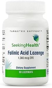 Seeking Health | Folinic Acid Lozenge | 60 Lozenges | Folic Acid 800 mcg | Vitamin Lozenge