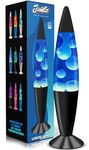 JAMBO 16" Beautiful Lamp- The Upgraded Motion Lamp- Blue with White/Blue Wax, Relaxing Liquid Lamp, Night Light Nightlight, Home Decor Living Room Office Bedroom Lamp for Adults Teens Kids Magma Lamp