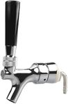 PERA Draft Beer keg Faucet with Flow Controller Chrome Plating Shank Tap Kit