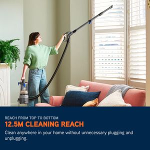 Vax LiftOut Pet Upright Bagless Vacuum Cleaner – Lightweight, Handheld, Graphite/Blue