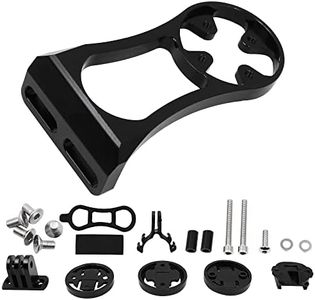 ANCLLO 1 set Bicycle Computer Mount Out Front Road Bicycle Extension Bracket Computer Mount Light Stand, Multifunction Out Front Bike Mount for Garmin Edge/Bryton Rider/CatEye/Gopro-Black