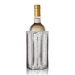 Vacu Vin 38803606 Rapid Ice Active Cooler Wine Bottle Chilling Sleeve, Standard, Silver