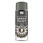 Unknown1 151 Multipurpose Gun Metal Grey METALLIC Spray Paint | Multi-Surface | Premium Finish | for Metal, Wood, Glass etc - 400ml (Pack of 1)