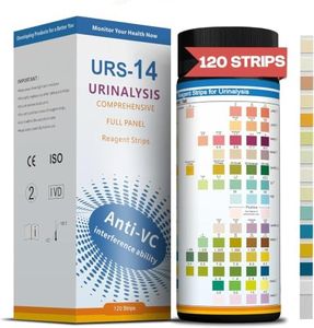 14 URS Test Strips – Easy Home Urinalysis Strips for Routine Health Tracking, Accurate & Simple to Use