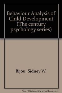 Behavior Analysis of Child Development