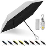 MINEMAX Lightweight Compact Umbrella - Small Travel Umbrella UV Protection for Rain Sun