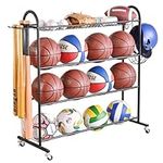 PLKOW Basketball Rack, Rolling Ball