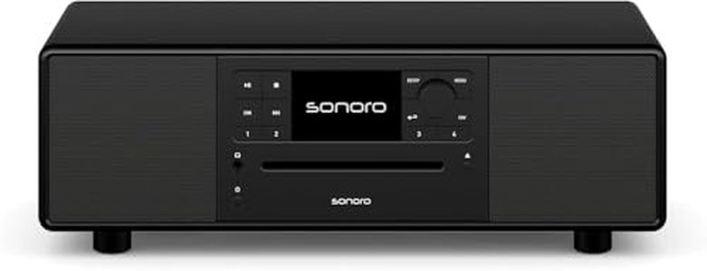 sonoro Prestige Kompaktanlage mit CD Player (UKW, DAB Plus, Spotify, Deezer) Matt Schwarz