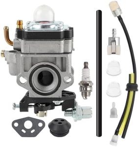 AUTOKAY Carburetor with Blower Fuel Line Kit for Poulanpro 26-36CC PR46BT 967086901 Poulan Pro