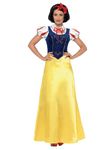 Smiffys Princess Snow Costume, Yellow, S - UK Size 08-10