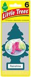 Little Trees Car Air Freshener 6-Pack (Rainshine)