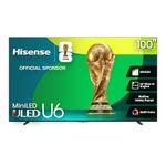 Hisense 100U68QF - 100" 4K UHD Best Value Mini-LED Smart Gaming Fire TV, QLED, Native 144Hz, Motion Rate 480, Dolby Vision IQ, Dolby Atmos, Game Mode Pro, Alexa Built in (2025 Model)