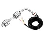 uxcell 1.5m Wire Dual Stainless Steel Ball Vertical Water Level Sensor Float Switch