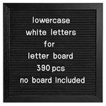 G GAMIT Felt Letter Board Letters Set - Pre-Cut 390pcs Lowercase Letters Only (No Board Included)