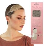 MILANO COLLECTION Lace Top Grip with Adjustable Velvet Band, Glueless, Comfortable, and Secure Fit Wig Accessory, Large, Beige