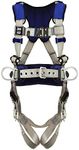 3M DBI-Sala ExoFit X100 Comfort Construction Positioning Safety Harness, OSHA, ANSI, 3 D-Ring Connections, Tongue Leg Buckles, Quick Connect Chest Buckle, 1401111, Medium