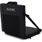Stadium Seats for Bleachers with Back Support and Padded Cushion - Lightweight Stadium Cushion - Zip Mesh Storage Pocket - Lightweight Padded Seat for Sports Events - Tailgate Chair with Handle.