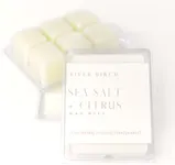 River Birch Candles Sea Salt + Citrus 3-Pack Soy Wax Melts | Premium, All-Natural, Non-Toxic, Soy Candles | 7.5 oz. Total | Cozy Relaxing Gifts for Home | Made in USA