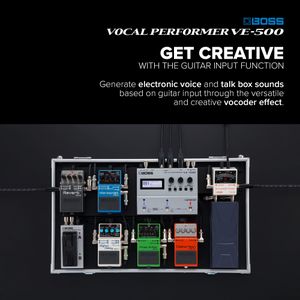 BOSS VE-500 Vocal Multi-Effects Unit – Harmony, Pitch Correction, Looper
