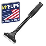 Razor Blade Scraper: Wallpaper Remover, Wall Paint Scraper, Adhesive Remover, Wall Stripper - 4-inch Heavy Duty Paint Stripper with Rubber Grip