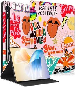 Wazzasoft for Samsung Galaxy Tab S6 Case 10.5 Inch 2019 for Women Girls Folio Cover Cute Fashion Design Kawaii Unique Quotes Pretty Teens Girly Aesthetic Tablet Cases for Samsung Tab S6 Case 10.5"