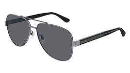 Gucci GG0528S Ruthenium/Grey 63/14/150 men Sunglasses