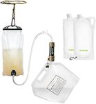 miniwell Gravity Water Filter Straw Ultralight Versatile Hiker Water Filter Optional Accessories. TUV Proven Emergency Kit Hurricane Storm Supplies. (Water Filter with Water Reservoir and Bottles)